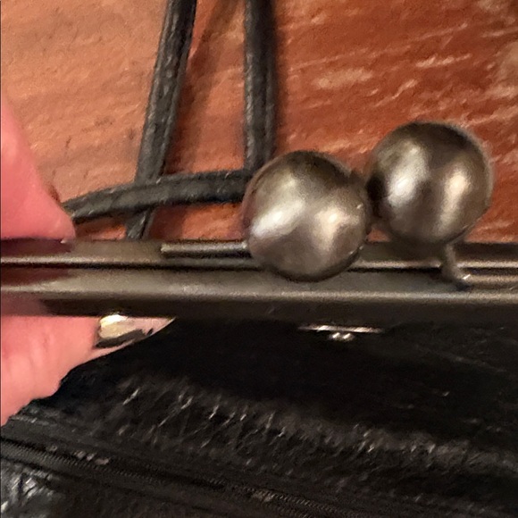 Jessica Simpson Textured Black Shoulder Bag - Picture 7 of 11